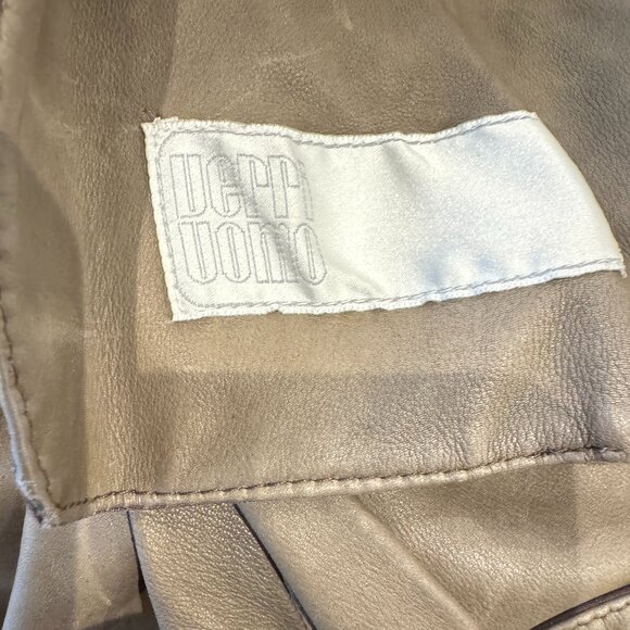 Men's Italian Verri Uomo Vintage Brown Suede Jacket - Picture 7 of 13